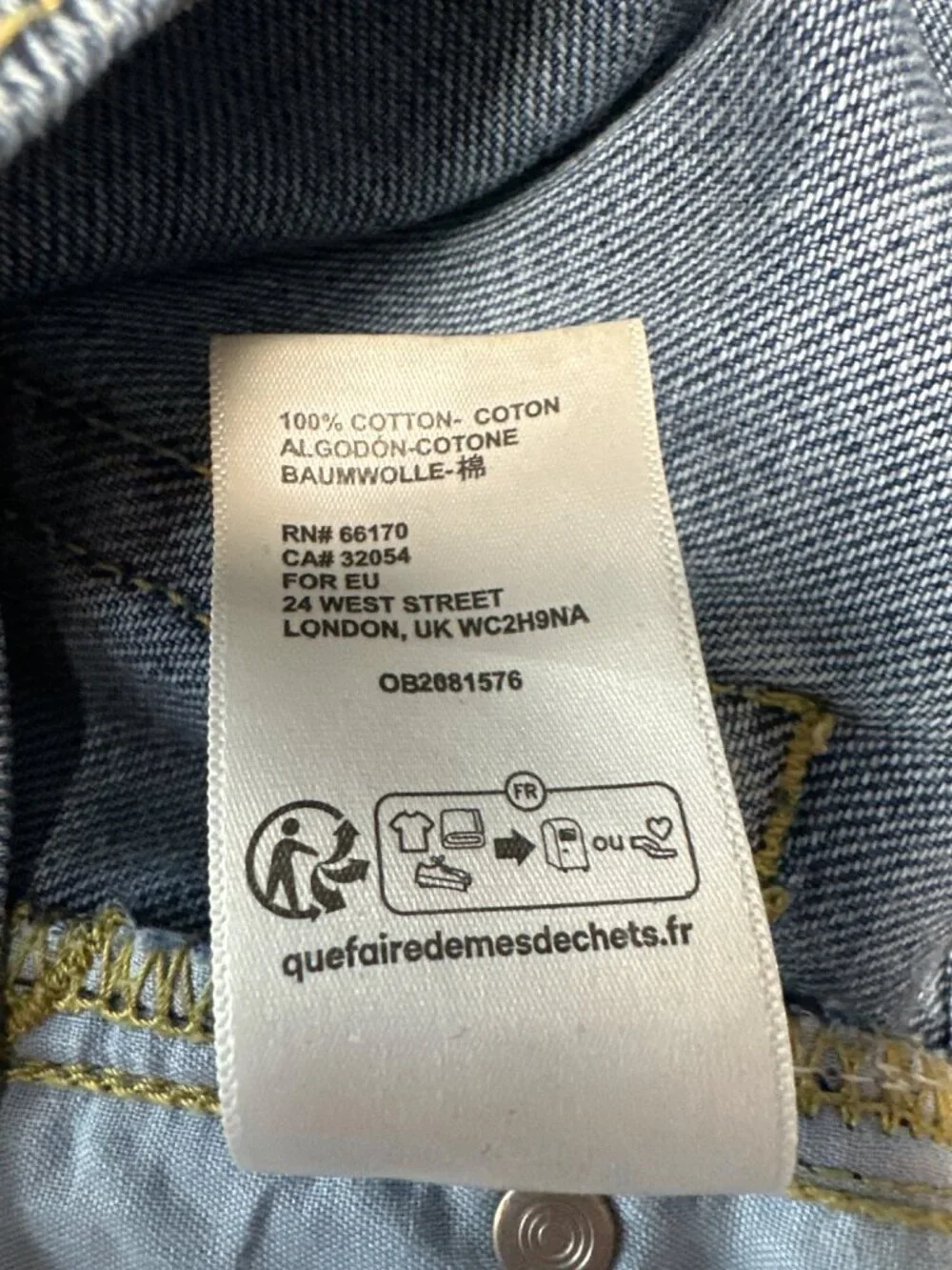 BDG Men's Vintage Slim Fit Blue Denim Jeans Size 36x32